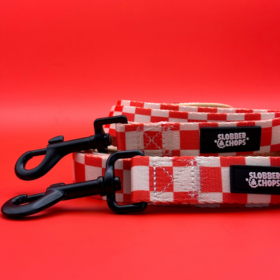 Red Checkerboard Lead